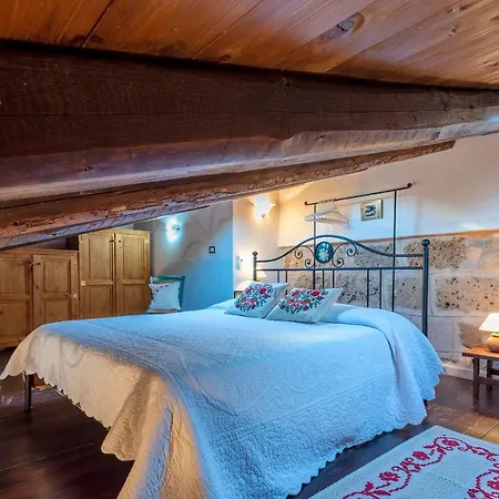 Topaz Attic In Old Town By Sea